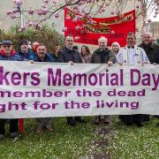 Workers' Memorial Day was marked in Keighley