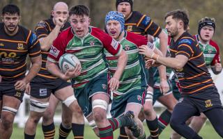 Keighley (green and red) have had a lot of pain inflicted on them by Bradford Salem this season, but they can get some revenge on Saturday.
