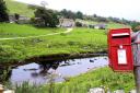 Yockenthwaite Farm with a postbox