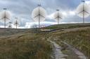 An image produced by objector Nick MacKinnon, which he says shows the visual impact the turbines would have for people walking from Haworth to Top Withens