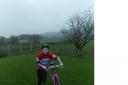 One of the young cyclists at the new Brontë Wheelers kids' club