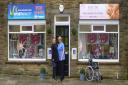 Pictured at their Haworth ‘one-stop’ healthcare shop are, from left, Ruth Moore and Christine Harker