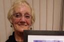 Sandy Smith who taught wax art to Keighley Art Club members