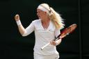 Oxenhope's Francesca Jones bowed out in the first round of the Wimbledon junior girls
