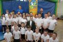 Some of the St Joseph’s Catholic Primary School children who took part in the dodgeball tournament