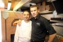 Nick Risidi, right, of Amici Ristorante, with head chef, Luciano Vespucci
