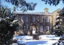 Bronte Parsonage Museum in the snow