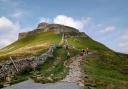 Walkers climb Pen-y-ghent: greater access to outdoor activities is to be given to the deaf and people from minority groups