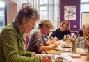 An art class at Keighley Healthy Living