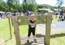 In the stocks at Lothersdale show