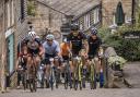 Cyclists take on Haworth Main Street in a previous Bronte Sportive