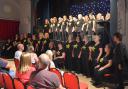 Rock Choir performs at the event