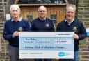 John Eddison, Colin Hargreaves and Peter Ripley – of Skipton Craven Rotary Club – with the cheque for Manorlands