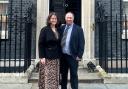 Helen and Rob Goulding in Downing Street