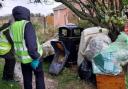 Rubbish collected during a litter pick
