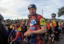 Bronte Wheelers member Kevin Hickie on the start line of the Three Peaks Cyclo Cross Race