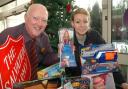 The launch of the Christmas toy appeal at Sainsbury's