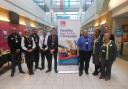 Some of those who attended the Healthy High Streets event at Leeds City College Keighley Campus