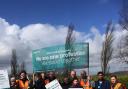 Junior doctors protest outside Airedale Hospital earlier this year