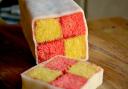 Battenberg cake as made by Michelle for Slice of Life