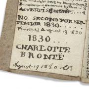 Autographed manuscript signed Charlotte Bronte, Second Series of The Young Men’s Magazines. Picture copyright Aguttes SVV (France).