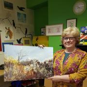 Jane Austin demonstrated at Keighley Art Club