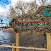 There is so much to see in Castle Howard's grounds. Pictures, clockwise from left: Castle Howard (which opens on March 21); a tree house in the new adventure playround Skelf Island; The South Lake seen through trees; the rope bridge leading to Skelf I