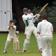 Toby Priestley's thirst for runs was an enormous factor in Denholme gaining promotion straight back to Division One for the upcoming 2022 season. Picture: Richard Leach.