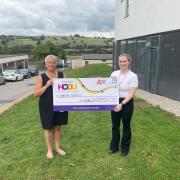 Nicola Wheeler, left, and Ciara Walsh from Airedale Hospital and Community Charity