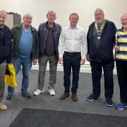 Robbie Moore MP with forum members