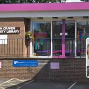South Craven Community Library: Cllr David Chance, inset, says libraries provide a welcoming space