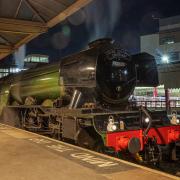 Flying Scotsman at Keighley Station
