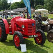 Tractors on show at the annual gathering