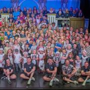 The Snow White and the 37 Dwarfs cast and backstage crew