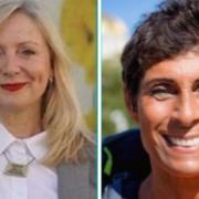 Tracy Brabin and Fatima Whitbread, who will both speak at the launch