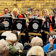 Haworth Band performs at Riddlesden United Reformed Church