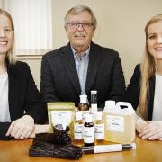 Vanilla Etc founder Graham Bruce with daughters Alexandra and Natalie, who joined the family venture in 2018-19