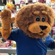 Mascot Roary during his tour