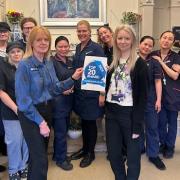 The Springbank Care Home team celebrates the award