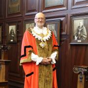Keighley mayor town councillor Graham Mitchell