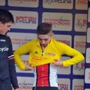 Alfie Moses, putting on his National Trophy Series' leader's jersey, has been selected for the World Championships