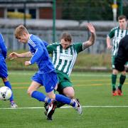 Campion's Tom Bentham eludes a challenge from Steeton's Kyle Fox  Pictures: Andy Garbutt