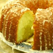 Lime, Coconut & White Chocolate Bundt Cake is cooked by Michelle Crowther