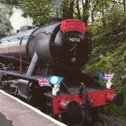 the Keighley and Worth Valley Railway used period trains during the Haworth 1940s Weekend