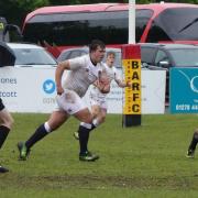 Oxenhope-based Woodhouse Grove pupil James Whitcombe in action on his England Under-16 debut against Wales at Bridgwater & Albion