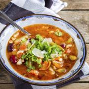 Spring minestrone soup