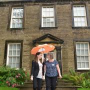 200th anniversary at the Bronte Parsonage. Museum Manager Nicola Peel (right) with her deputy Georgina Kimberley