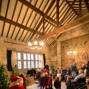East Riddlesden Hall held a story telling session with Father christmas.  This is a group of kids who took part..