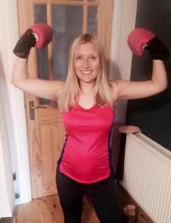 Kirsty Whitehouse, a client of personal trainer Matthew McArdle
