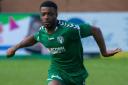 James Ngoe has been key in Steeton's return to form, and he enjoyed a fine debut for the Chevrons in their 2-0 win over Pilkington in the North West Counties League Division One North at Cougar Park. Picture: John Chapman 